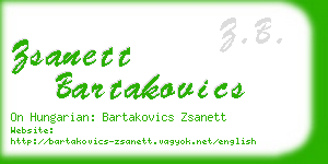 zsanett bartakovics business card